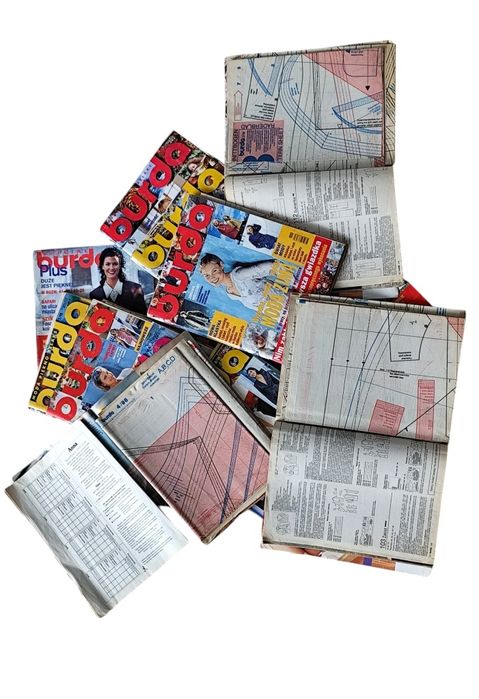 Burda czasopismo z wykrojami rok 1998 - 12 sztuk