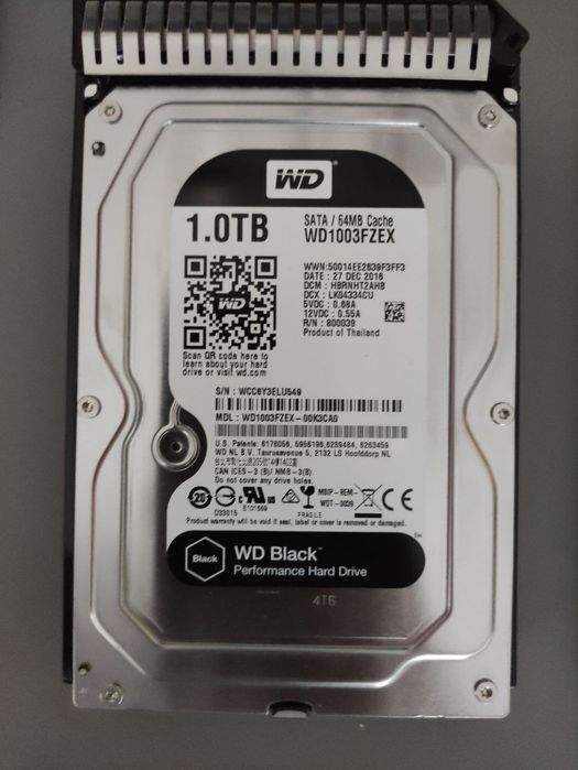 Hdd 4 , 2, 1 TB western digital