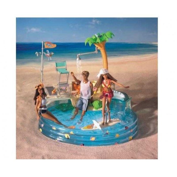 Piscina Barbie original insuflável [inclui Barbie e Ken]