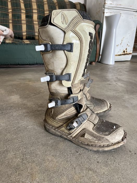 Botas de enduro brancas