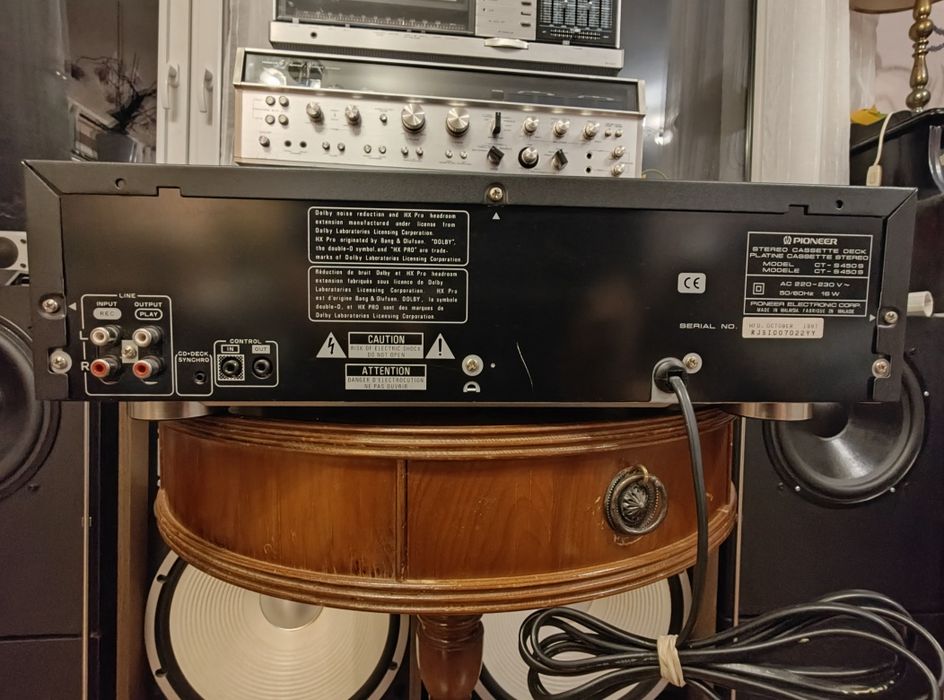 Magnetofon kasetowy PIONEER CT S450S