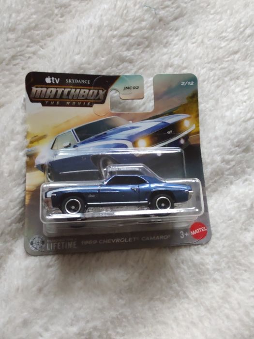 Nowy 1969 Chevrolet Camaro Matchbox The Movie model 2/12 kolekcja 2026