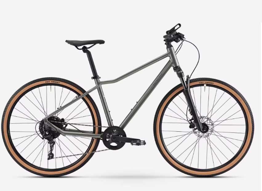 Bicicleta de Trekking Quadro Alto ACTV 500 Verde