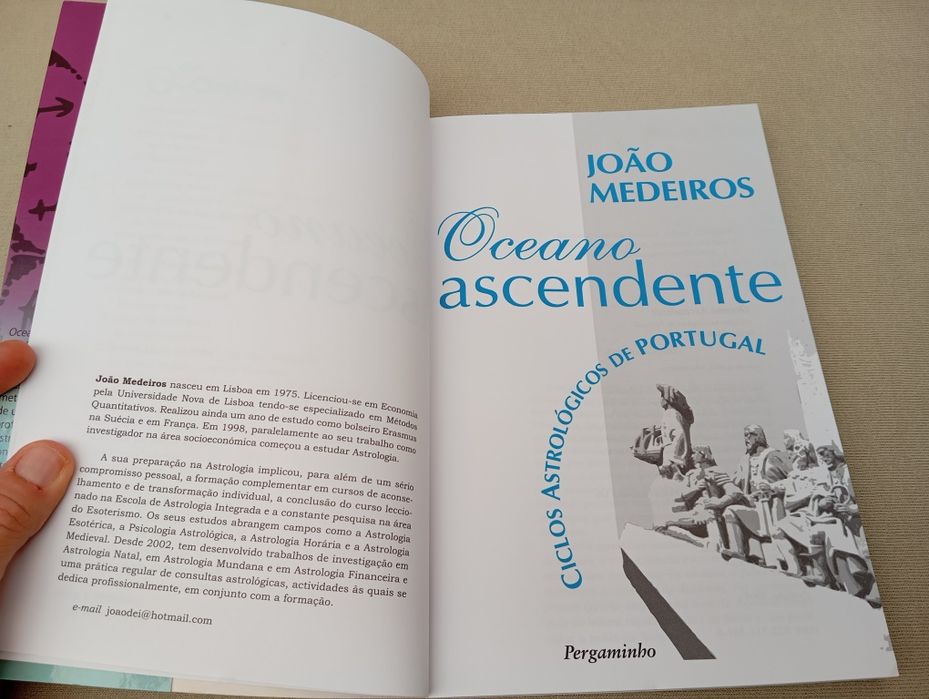 Livro Oceano ascendente de João Medeiros