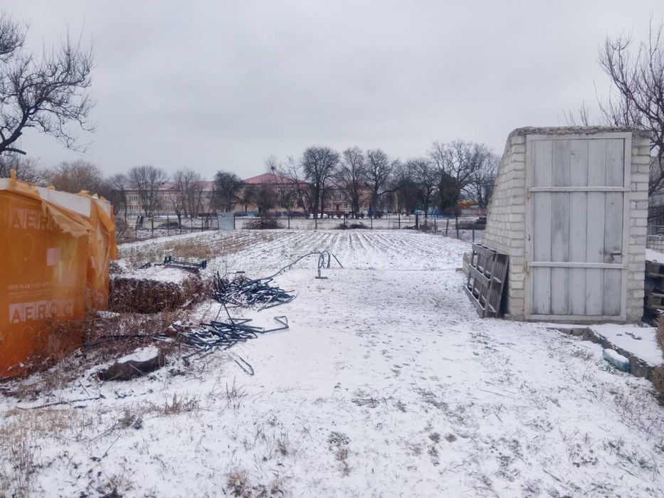 Ділянка з фундаментом + будівельні матеріали с. Вергуни