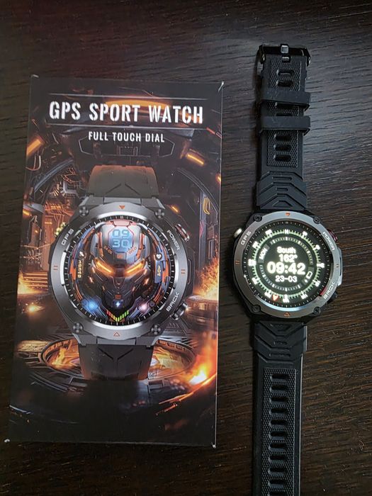 Smartwatch com GPS a giroscópio e bússola