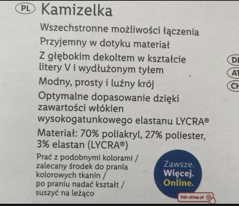 Kamizelka M 40/42 - Esmara Sleeveless Jumper