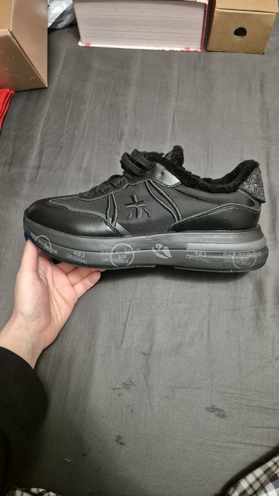 Жіночі кроссівки Premiata чорні 40