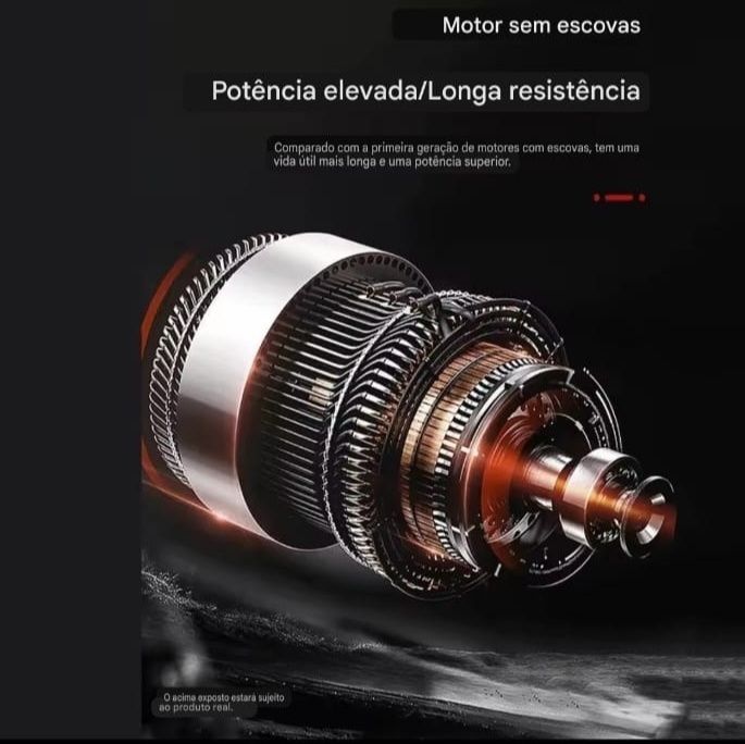 Rebarbadora BrushLeSS Original + 2 baterias 21V  de lítio  e carregado