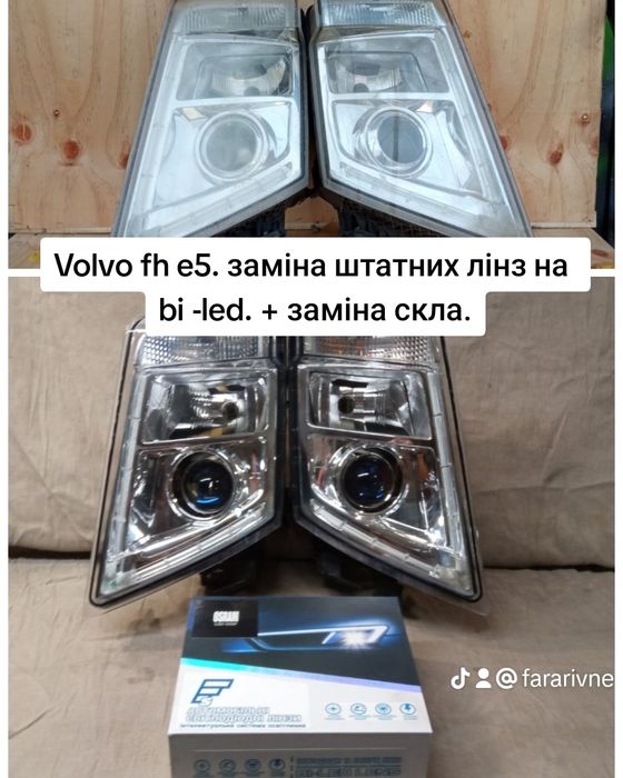 Фари Bi-LED з лінзами для Volvo FH – Продаж/Обмін