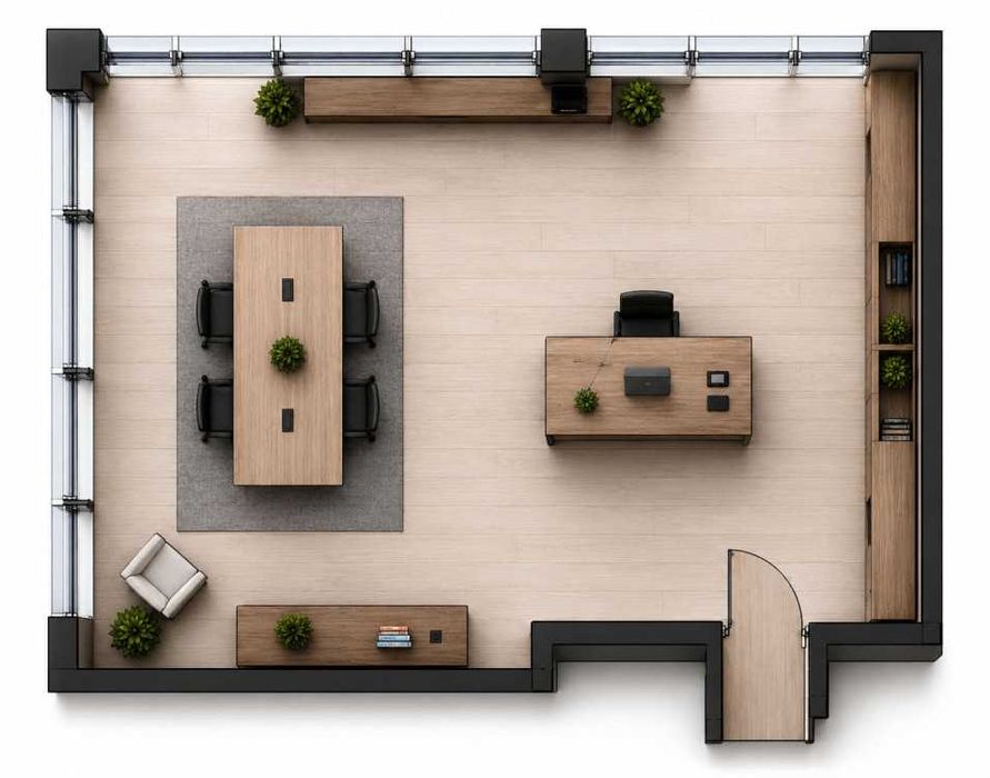 Biuro o powierzchni 49,3 m² do wynajęcia w Katowicach