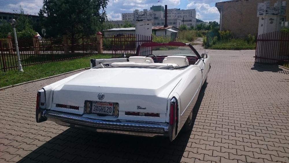 Kabriolet do ślubu auto na wesele Cadillac Eldorado