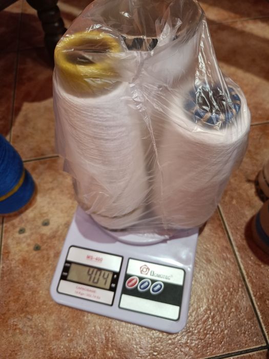 Пряжа котон, бамбук, нитки, бобінна пряжа, в'язання