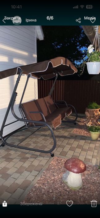Садова гойдалка IdealGarden MAS-4026 Качеля Гойдалка