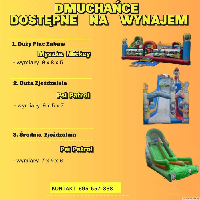 Wynajem dmuchańców , eliminator , byk rodeo , maszyny