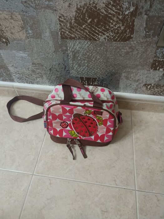 Mochila e lancheira Lady Bug