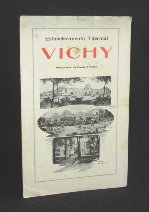 Folheto Estabelecimento Thermal Vichy 1922 Raro