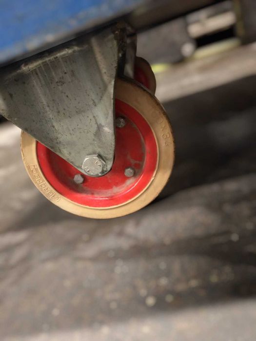 Wózek Magazynowy 280kg z rączką 100x63 AGROMECH Platformowy do Paczek