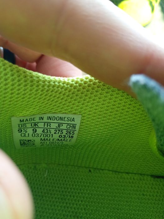 Buty adidas zielone 26.5