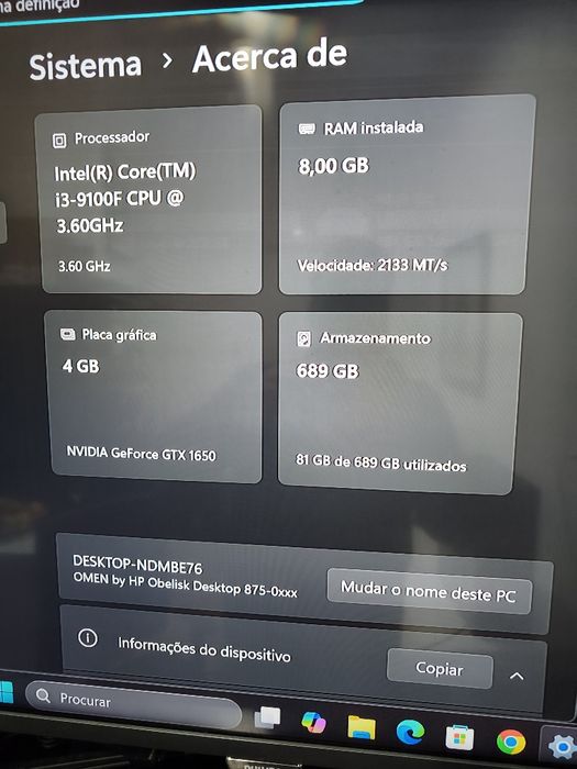 PC Gaming HP Omen