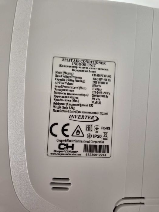 AC ArCondicionado C&H - Cooper & Hunter Wirellss