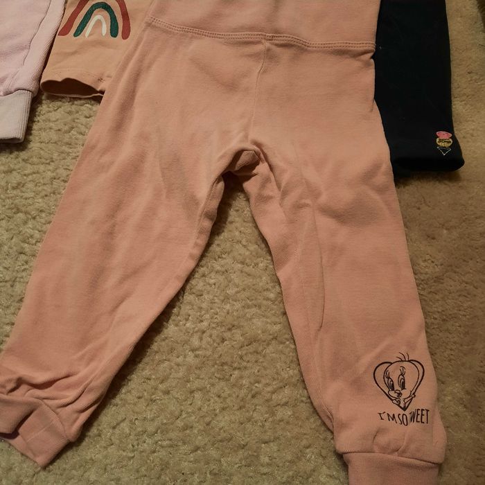 Spodenki legginsy dresy bluza dla dziewczynki rozm 80, 86