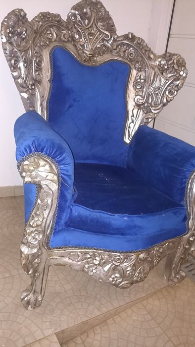 Cadeirão Vintage em madeira