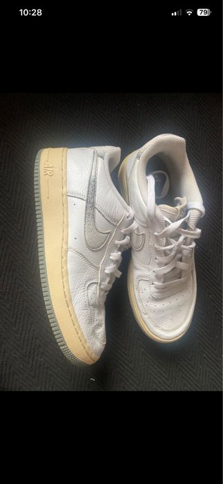 Nike air 38/39 bialo szare