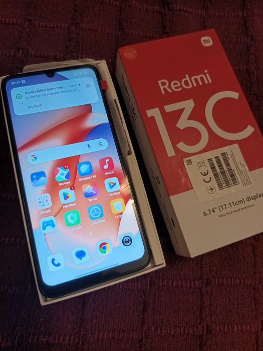 Troco por aquario grande .,Redmi 13c midnight Black 8 GB ram 256rom