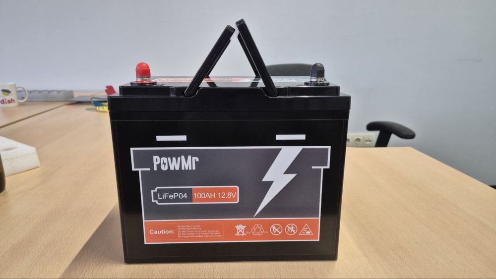 PowMr 12.8v 100ah LiFePO4 Акумулятори