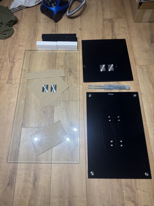 Szklana ława stolik kawowy