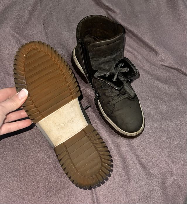 Ботинки Gabor кожа утепленные