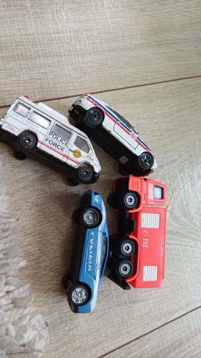 Autka zestaw straż pożarna policja ambulans