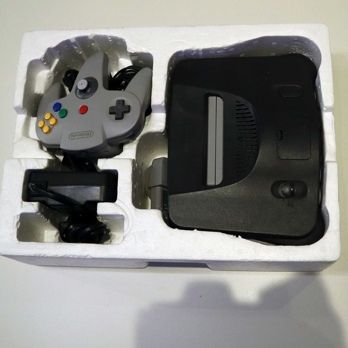 Konsola Nintendo 64 / Pudełko / Pad / Rumble Pak / Jumper / HDMI / Instrukcja