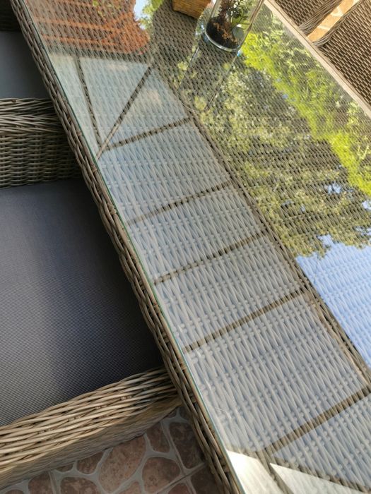 Okazja, komplet ogrodowy xxl stół i 8 foteli