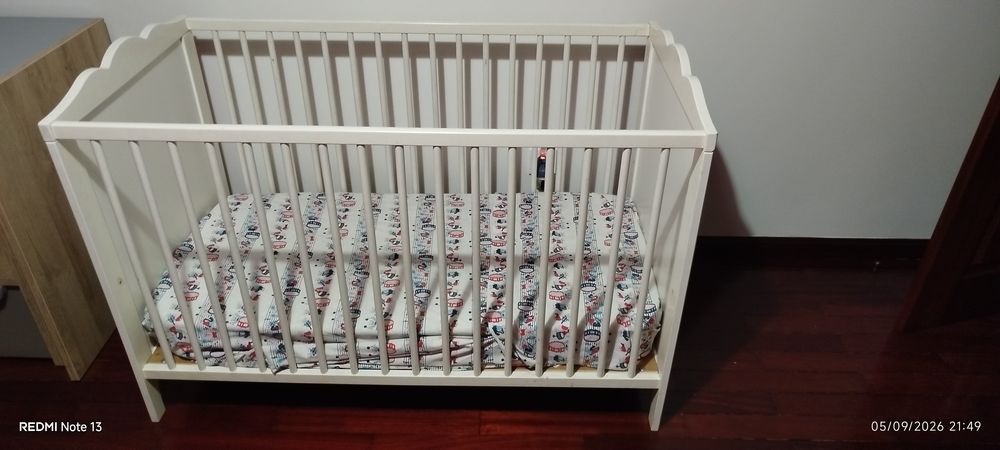 Berço bebe com colchão