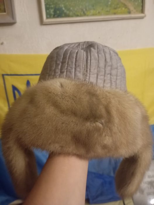 Класная Норковая шапка