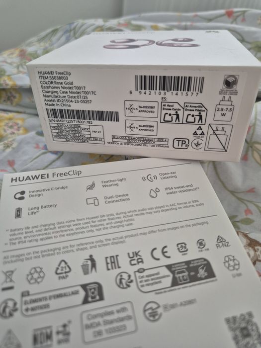 Słuchawki bezprzewodowe HUAWEI FreeClip