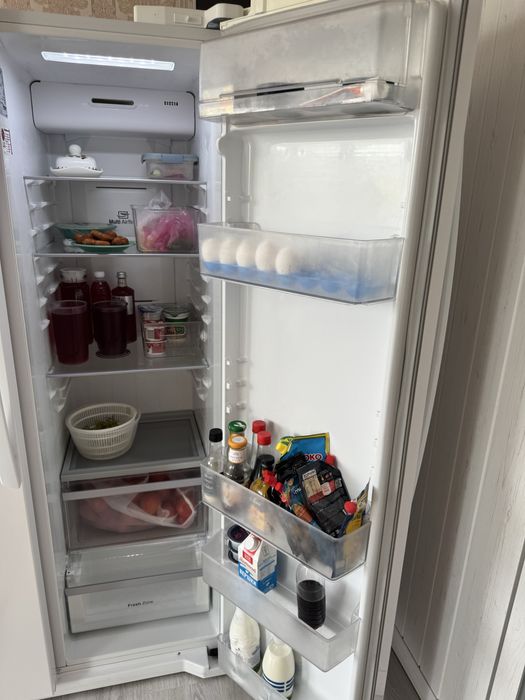 Холодильник LG Side by Side GC-B207GVQV, білий, інверторний