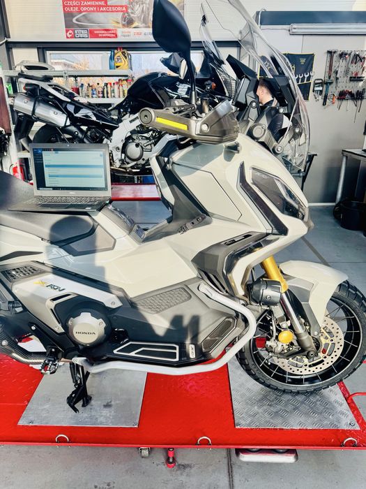 Przegląd przed zakupowy motocykla, diagnostyka, sprawdzenie, geometria