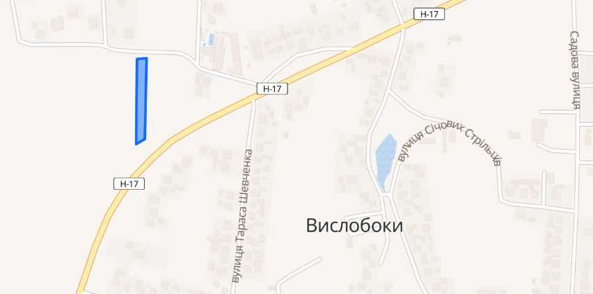 Продаж земельної ділянки с. Вислобоки 23 сотки 14 км до Львова