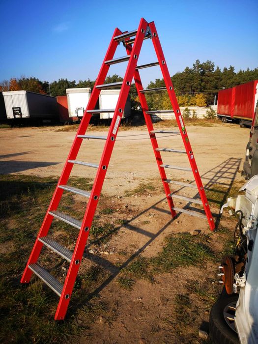 Drabina Krause Dielektryczna 10 stopniowa dla elektryków K-815460