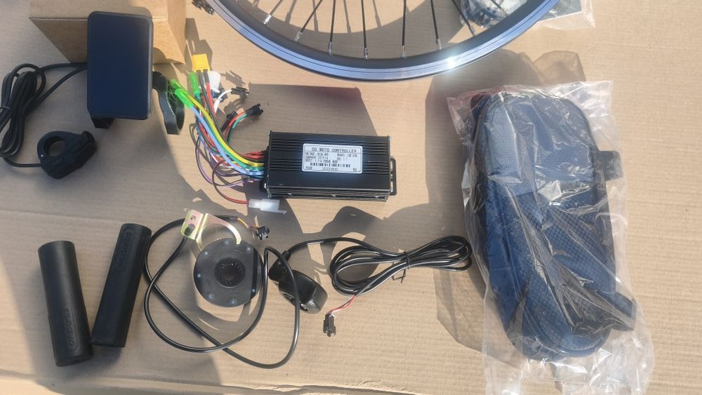 Zestaw do konwersji roweru elektrycznego 36/48V tylne koło 28 cali, 250,350,500-1000W  Nowy