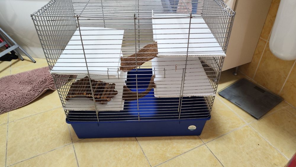 Клетка для крыс с дополнениями