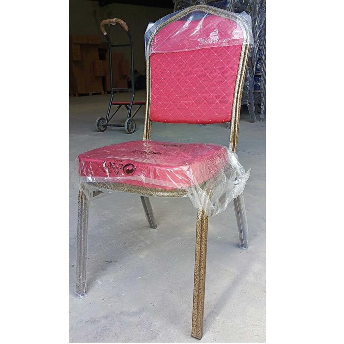 Krzesła cateringowe bankietowe stalowe sztaplowane od ręki