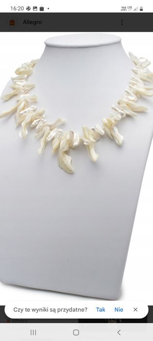 Naszyjnik z perły naturalnej