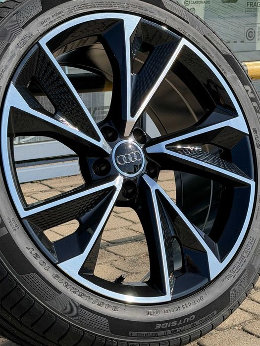 Nowe koła zimowe 18 cali Audi A3 S3 czarno srebrne połysk