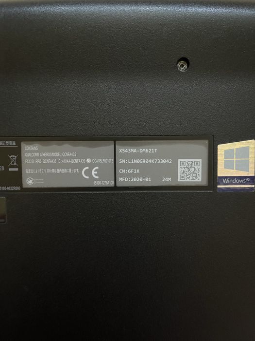 LAPTOP ASUS X543MA-DM621T – sprawny, SSD 256 GB