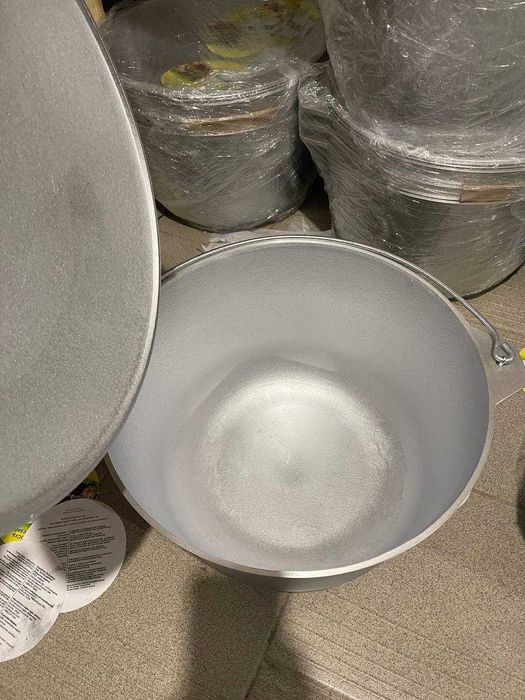 Казан 24л з кришкою та дужкою похідний Талко