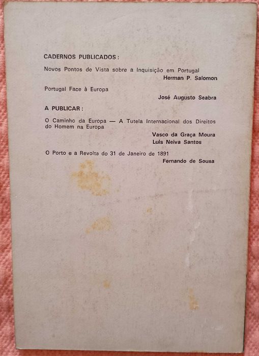 Portugal face à Europa, José Augusto Seabra